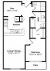 Catalina 2d Floor Plan at Tera Apartments Kirkland, WA Catalina 2d Floor Plan at Tera Apartments Kirkland, WA